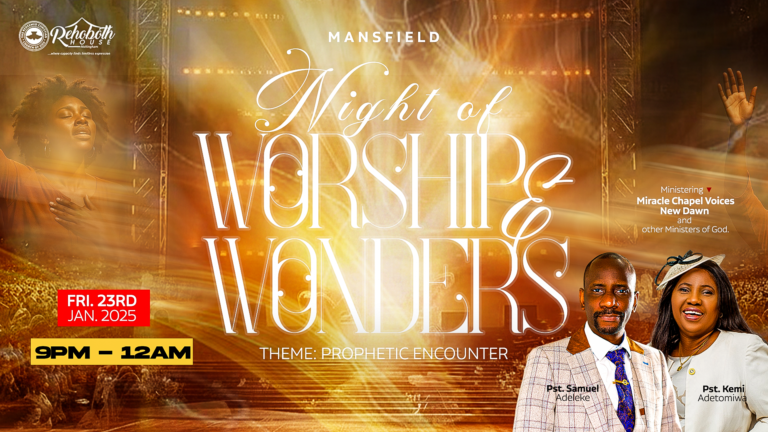 Mansfield Night of Worship and Wonders